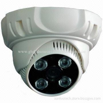Metal dome cameras, 900TVL, high resolution, 4-piece IR-III LEDs
